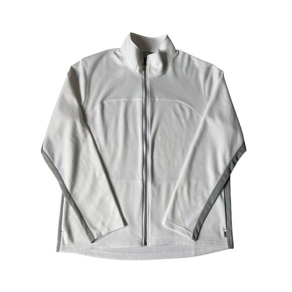 Alo Yoga Other - Alo Yoga Coolfit Performance Full Zip Lightweight Jacket Men’s size XL White